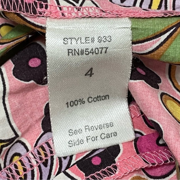 Cabi Ashbury 💐 Festive Floral Pleated Cotton Skirt With Pockets Style 933 Sz 4 - Picture 5 of 6